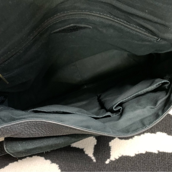 Fossil Peyton Double Flap Suede & Pebbled Leather Large Purse - Picture 9 of 16